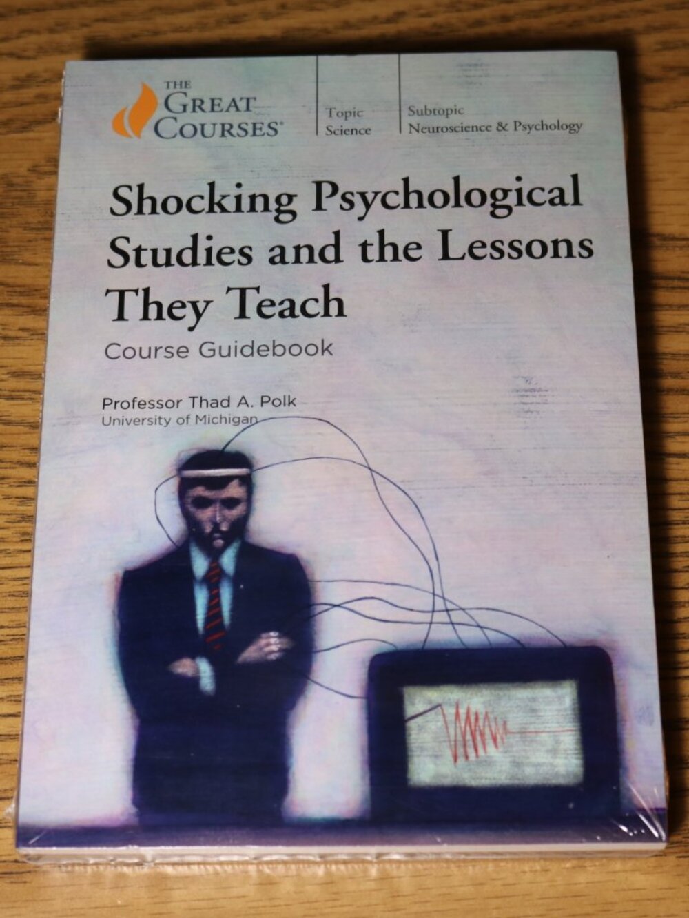 Great Courses: Shocking Psychological Studies DVD Set with Book Science